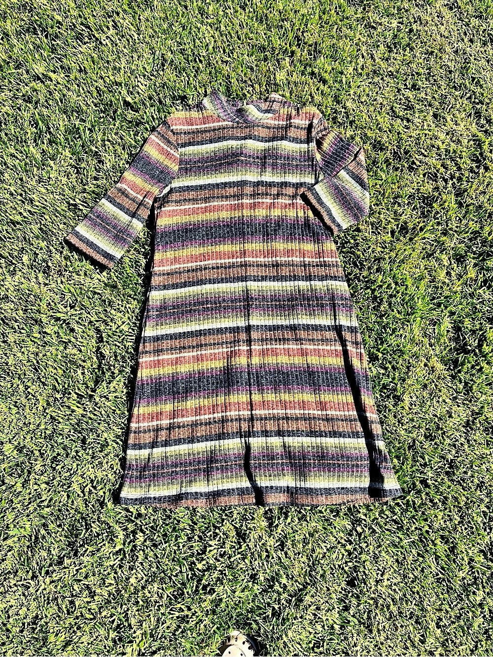 Emma & Michele Plaid Mini Dress in Multicolor Size Medium Like New